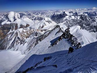 Communism peak. Tajikistan.