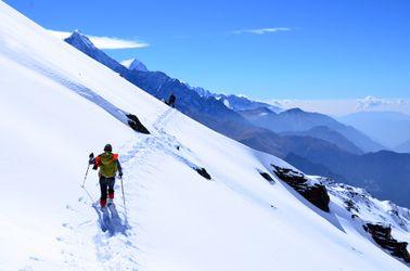 Dhampus Peak. Nepal.